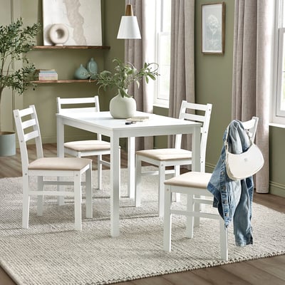Keaton Rectangular Dining Table & Chairs Set (Seats 4) SO'HOME