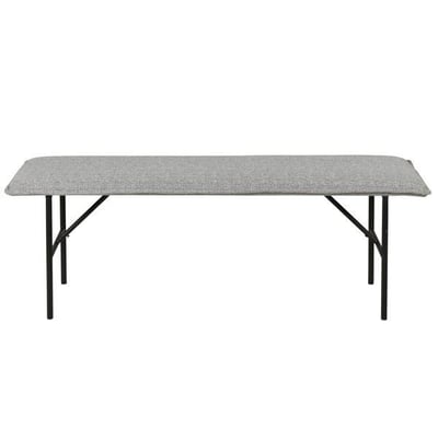 Banc velours noir ZAGO