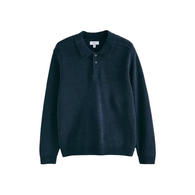 Polo côtelé en maille chenille NEXT