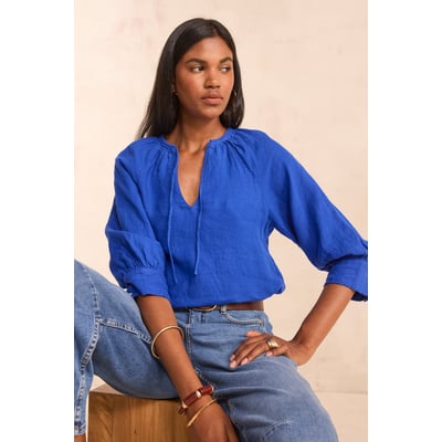 Blouse à manches 3/4 en lin DAMIA Maison 123