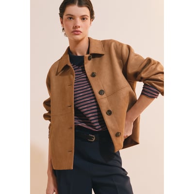 Veste effet daim MOLLY ETAM
