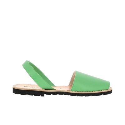 Sandales en cuir talon plat AVARCA CUIR BLANCO MINORQUINES