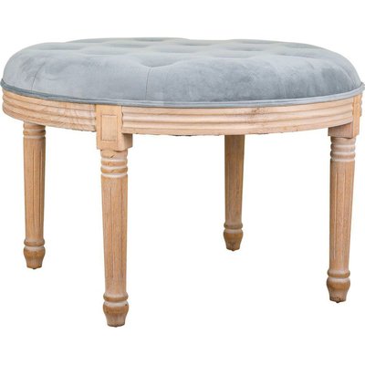 banc bas en bois et tissu  assise confortable style élégant RECOLLECTION
