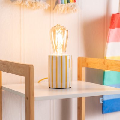 Striped Ceramic Table Lamp SO'HOME
