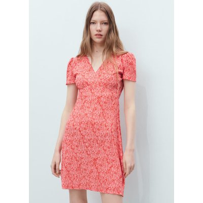 Robe courte imprimée MANGO
