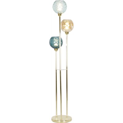 Lampadaire en métal, verre coloré, Glam RECOLLECTION