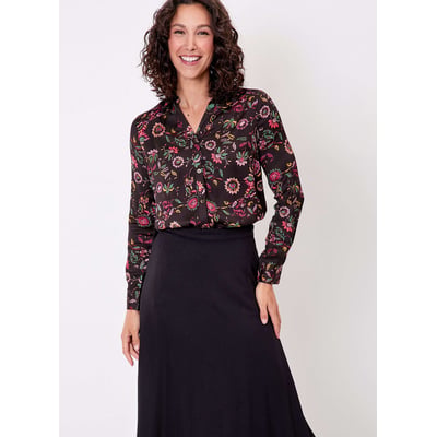 Chemise droite satinée REY LA FIANCÉE