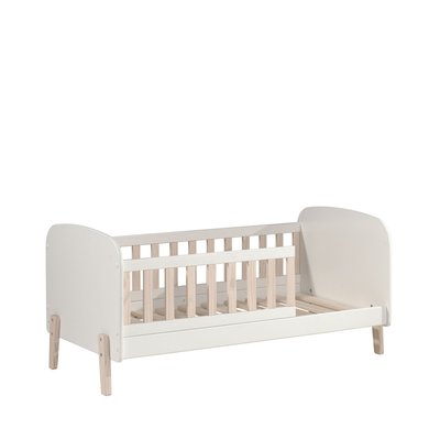 Lit enfant avec barrières en bois 70x140cm - AULIA DRAWER