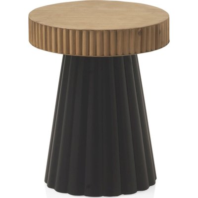 Table d'appoint design bois et métal  élégance moderne RECOLLECTION