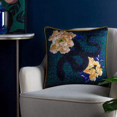 Serpentine Animal Print Cushion FURN.