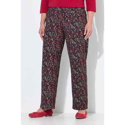 Pantalon en jersey, jambe droite et large ULLA POPKEN