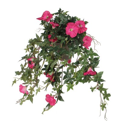 Plante artificielle suspendue PETUNIA HANGING MICA DECORATIONS