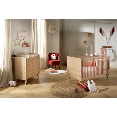 Chambre bébé, Lit bébé évolutif et Commode à langer SAUTHON