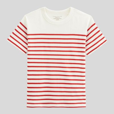Marinière manches courtes en coton BIO GOTS MONOPRIX