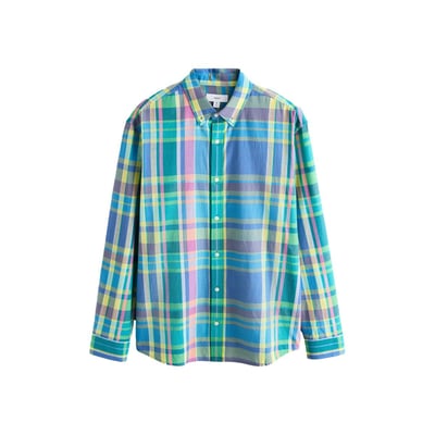 Chemise à manches longues et carreaux madras NEXT