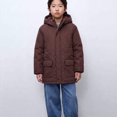 Parka longue imperméable à capuche MONOPRIX
