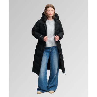 Manteau long rembourré à chevrons City SUPERDRY