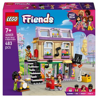 42653 Le magasin de musique et lappartement LEGO