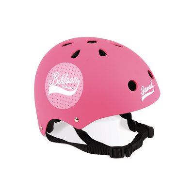 Bikloon - Casque Rose À Pois Pour Draisienne JANOD