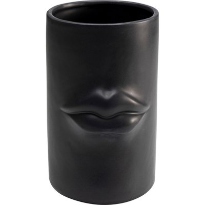 Vase lèvres 22cm noir KARE DESIGN
