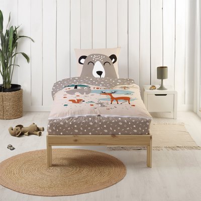 Caradou® avec couette Forêt Parure de lit enfant BLEU CALIN