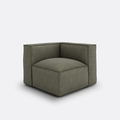 Omvormbare hoekbank, getextureerde stof, Seven LA REDOUTE INTERIEURS