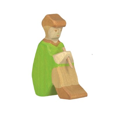 Figurine Crèche de Noël - Berger assis HOLZTIGER