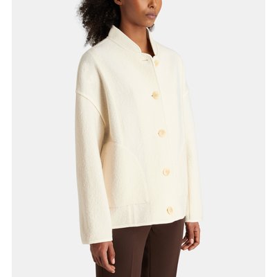 Veste Droite Duveteuse Klover En Laine Fluffy JODHPUR