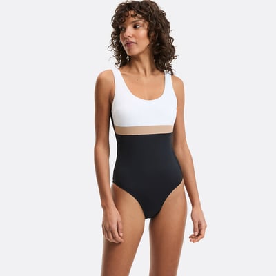 Maillot de bain une pièce tricolore ANNE WEYBURN