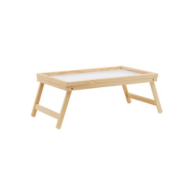 Plateau Déjeuner Bois Avec Pieds 50 X 31 X H21 Cm ABSOLUMENT MAISON