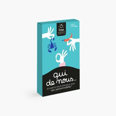 Jeu de cartes - Qui de nous ? MINUS EDITIONS