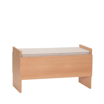 Banc en placage de chêne et polyester FORMA. HUBSCH