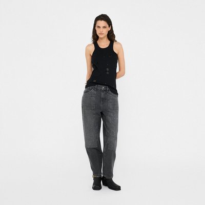 Jean droit avec strass LIU JO