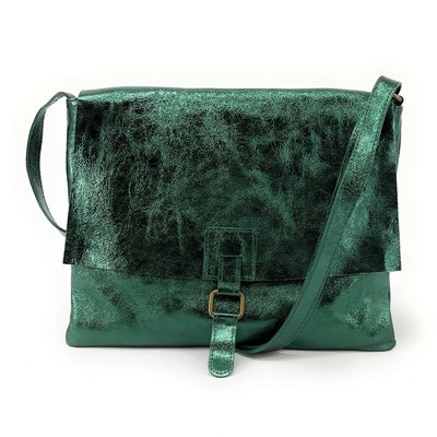 Sac bandoulière besace en cuir grainé COQUETTE OH MY BAG