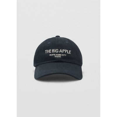 Casquette toile brodée MANGO MAN