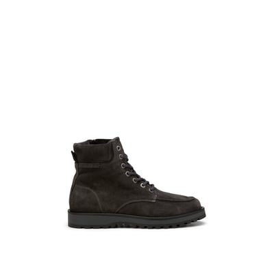 Bottes à lacets, modèle Jack avec fermeture éclair intérieure et doublure en peluche MARC O'POLO