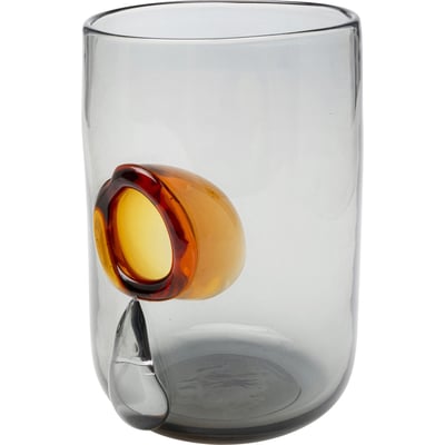 Vase en verre 23cm, DRIP KARE DESIGN