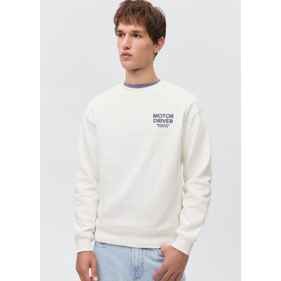 Sweat-shirt coton message imprimé MANGO TEEN