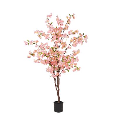 Cerisier artificiel rose 115cm LIGNE DECO