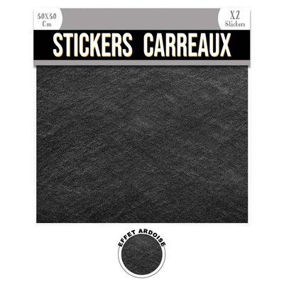 2 Stickers effet ardoise TOILINUX