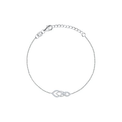Bracelet en argent 925 et oxyde de zirconium CLEOR