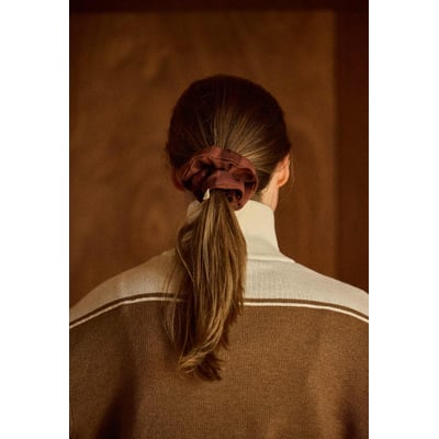 Chouchou XL en coton, RAYURES GABRIELLE PARIS