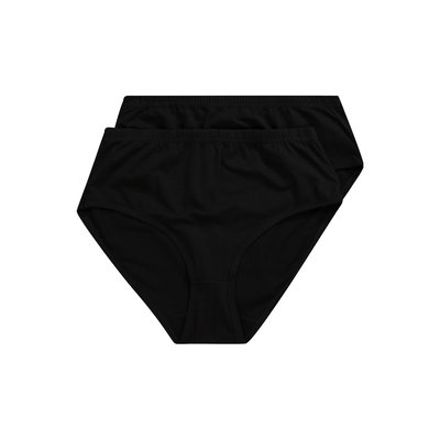Culottes en coton bio, lot de 2, couleur unie ULLA POPKEN