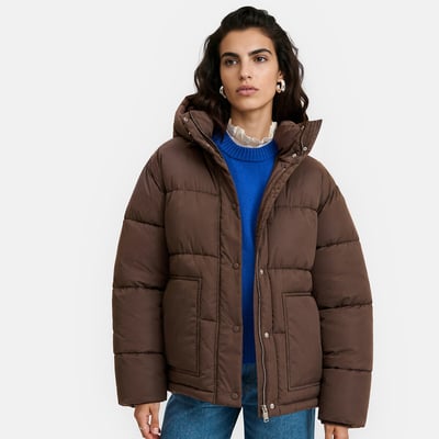 Doudoune courte à capuche LA REDOUTE COLLECTIONS