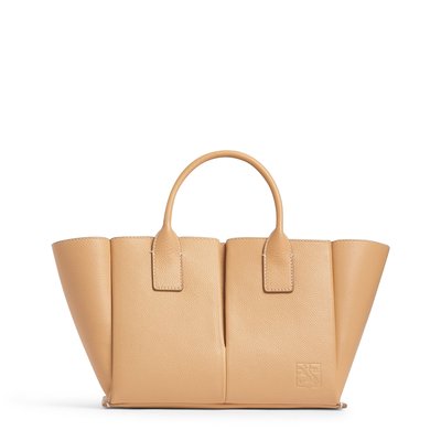 Sac à main petit en cuir grainé ELENA LE TANNEUR