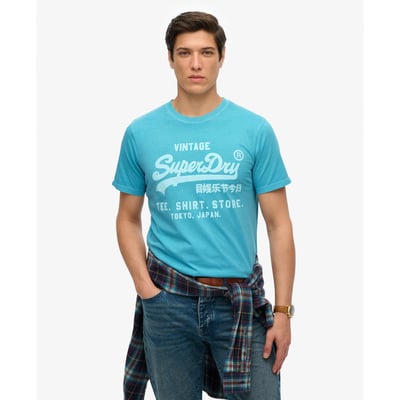 T-shirt décontracté Vintage Logo Neon SUPERDRY