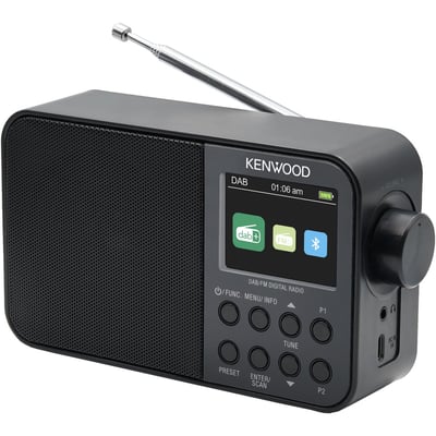 Radio DAB DAB BT CRM30DAB-B Noir KENW KENWOOD