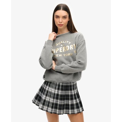 Sweat à logo métallisé Luxe SUPERDRY