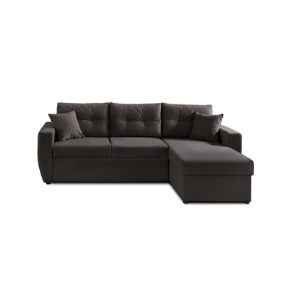 Canapé d'Angle Convertible en Velours 4 places - ASTORIA LISA DESIGN