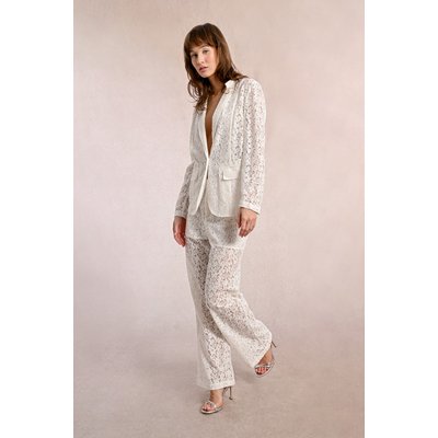 Pantalon large en dentelle MOLLY BRACKEN
